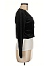 Monki Black Long Sleeve Top Size M - photo 4
