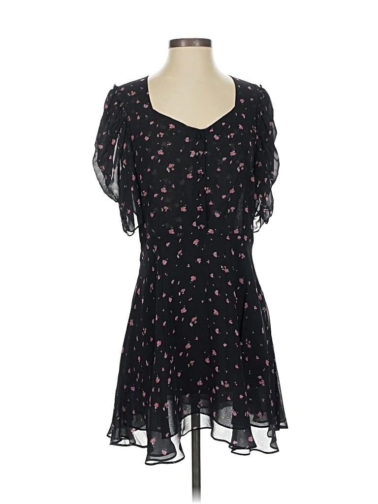 Pre-owned Loveshackfancy Casual Dress In Black