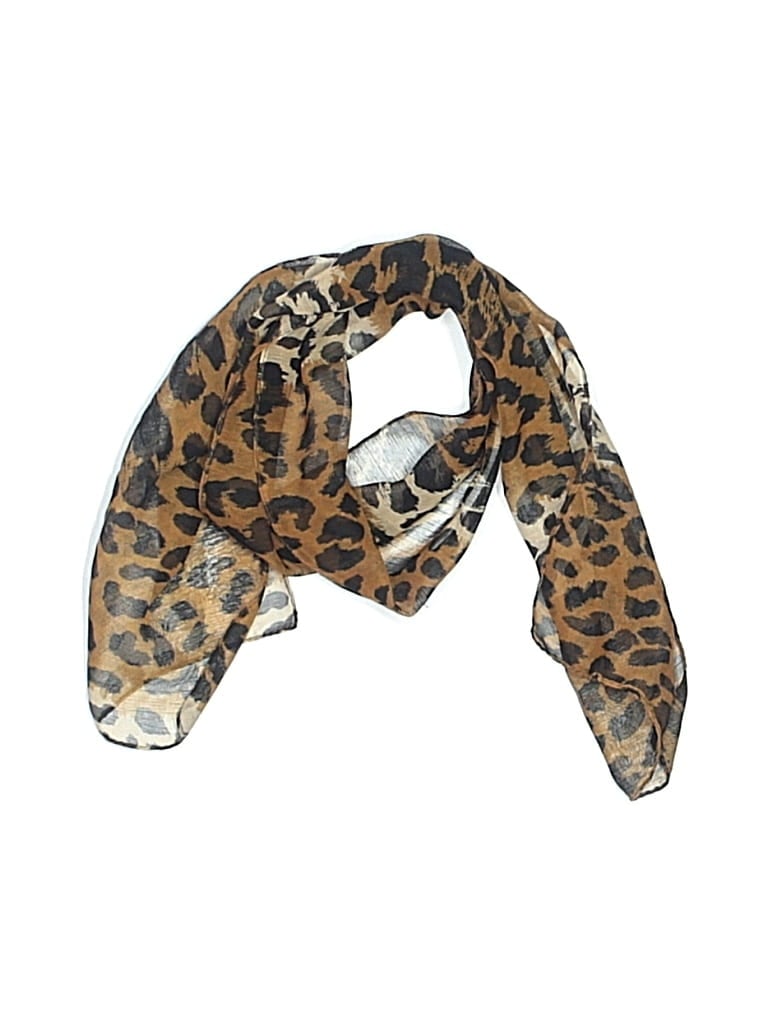Pre-owned Unbranded Scarf In Brown