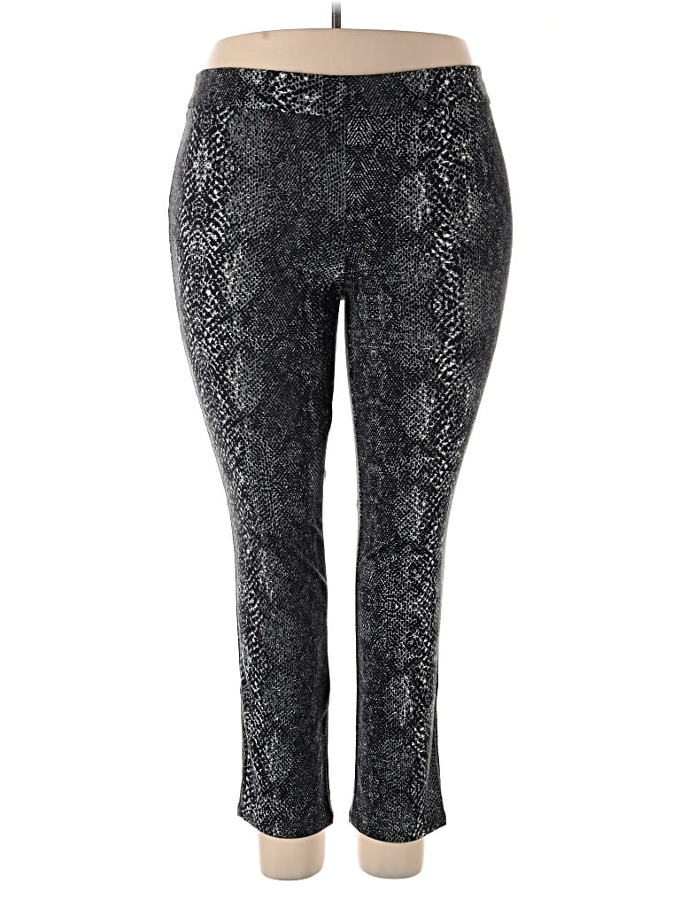 Pre-owned Attyre New York Leggings In Silver