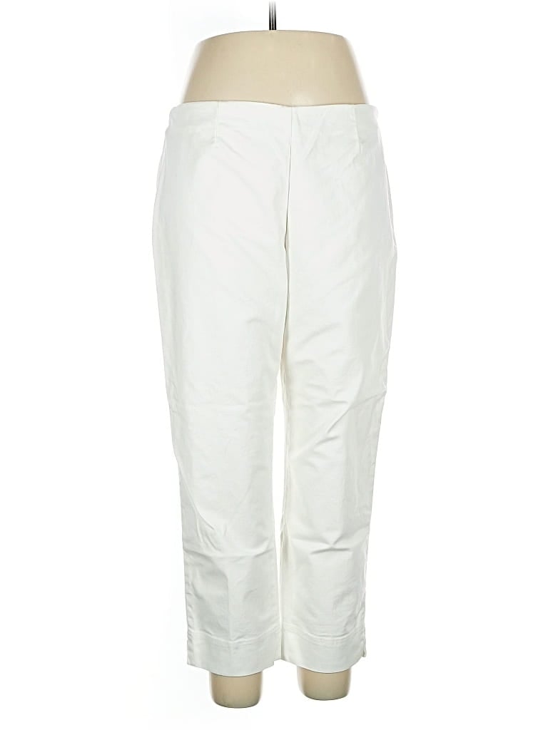 Pre-owned Ellen Tracy Casual Pants In White