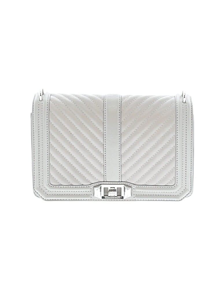 Pre-owned Rebecca Minkoff Leather Crossbody Bag In Gray