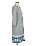 Max Studio Print Gray Casual Dress Size XS - photo 4