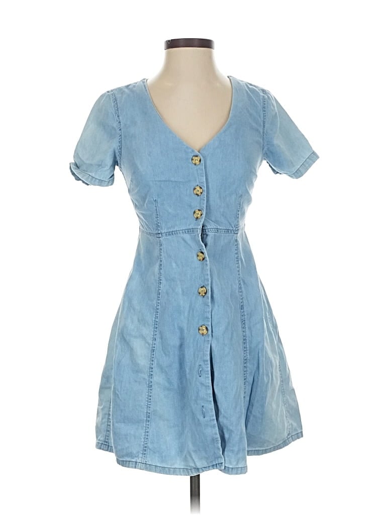 Pre-owned Asos Design Casual Dress In Blue