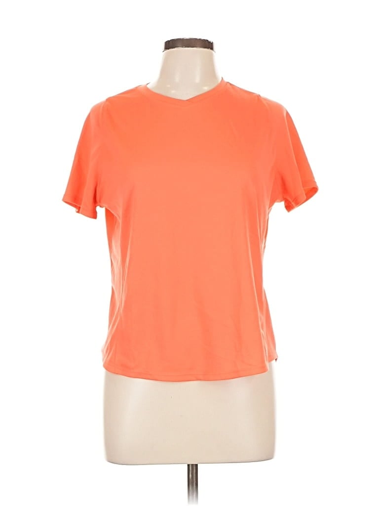 Pre-owned New Balance Active T-shirt In Orange