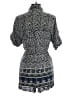Olivaceous 100% Rayon Paisley Blue Romper Size L - photo 2