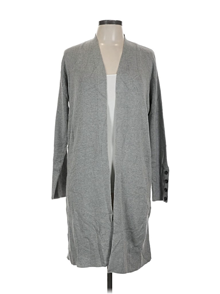 Pre-owned Banana Republic Factory Store Cardigan Sweater In Gray