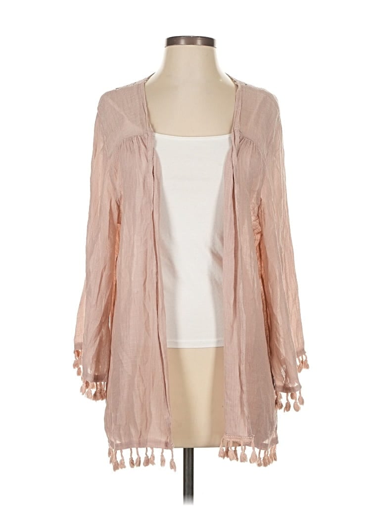 Pre-owned Do Everything In Love Kimono In Brown