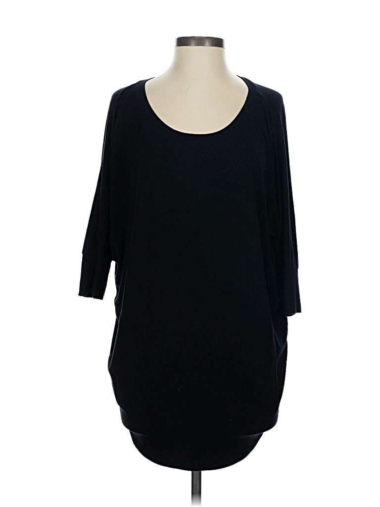 Pre-owned 41hawthorn 3/4 Sleeve T-shirt In Black