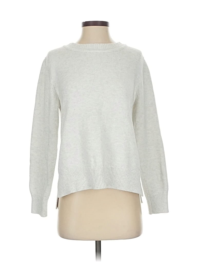 Pre-owned Banana Republic Pullover Sweater In White