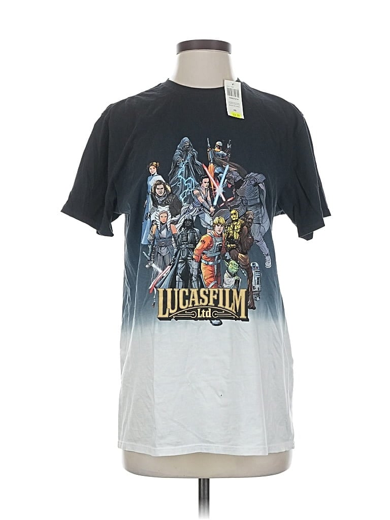 Pre-owned Star Wars Short Sleeve T-shirt In Gray