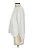 Banana Republic Solid Silver White Pullover Sweater Size S - photo 5