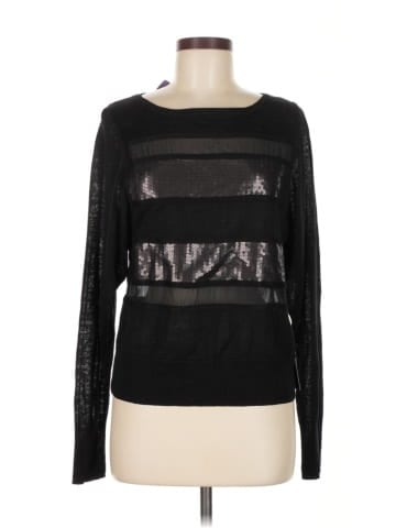 THE WRIGHTS Long Sleeve Silk Top (view 1)