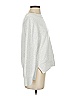 Banana Republic Solid Silver White Pullover Sweater Size S - photo 4