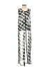 DKNY 100% Polyester Graphic Gray Casual Dress Size S - photo 1