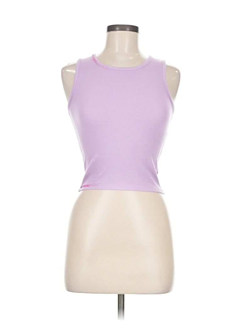 Pre-owned Splendid Tank Top Purple Halter Neckline Tops
