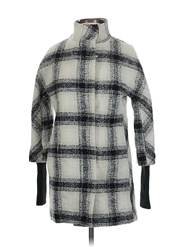 Pre-owned Express Coat In Gray