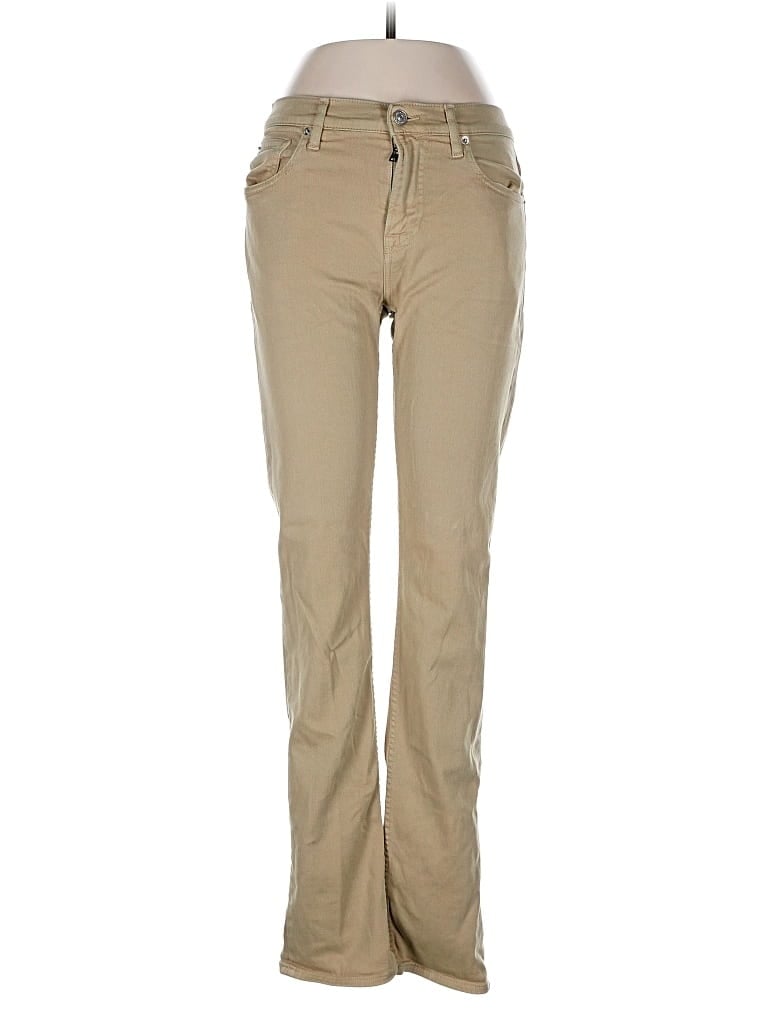 Pre-owned 7 For All Mankind Jeans In Brown