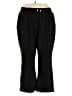Ava & Viv Solid Black Active Pants Size 2X - photo 1