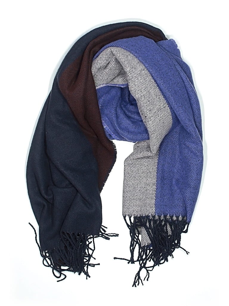 Pre-owned H&m Scarf In Blue