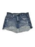 Good American Blue Denim Shorts Size 0 - photo 1
