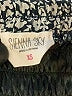 Sienna Sky 100% Polyester Paisley Blue Black Casual Skirt Size XS - photo 4