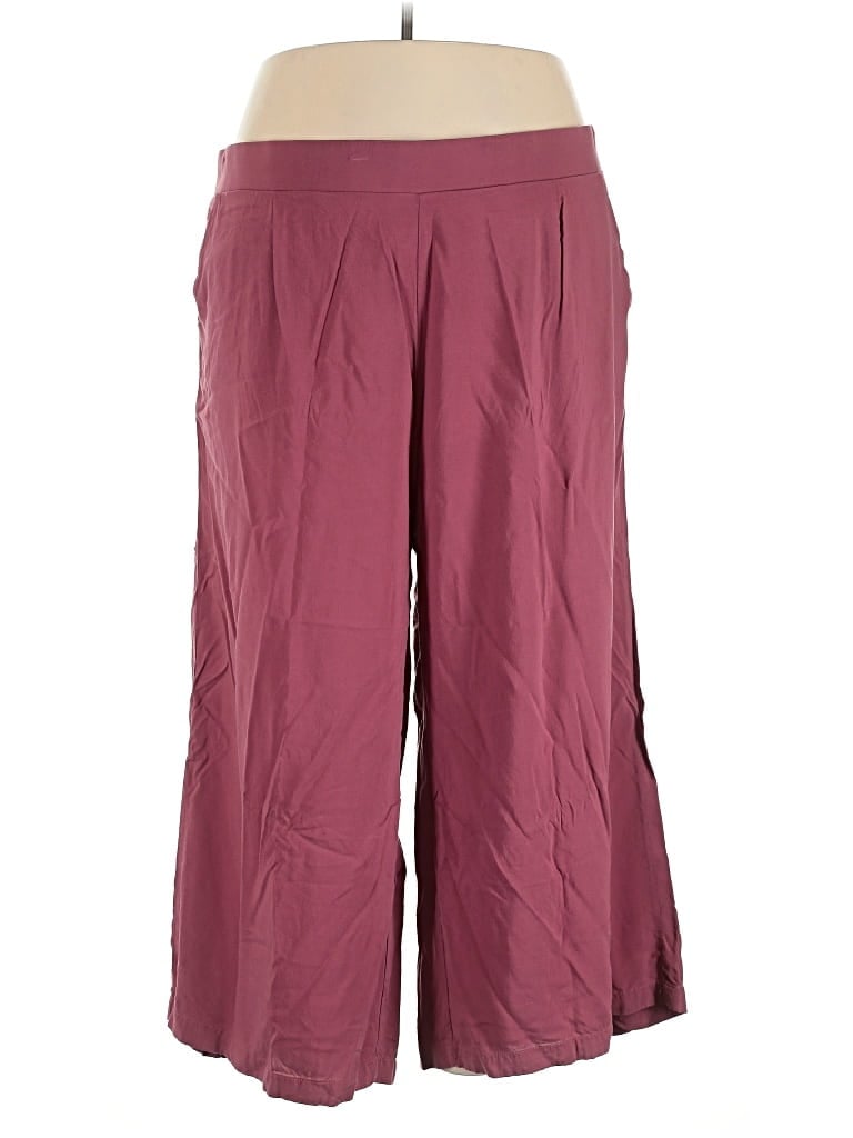 Pre-owned Torrid Active Pants In Burgundy