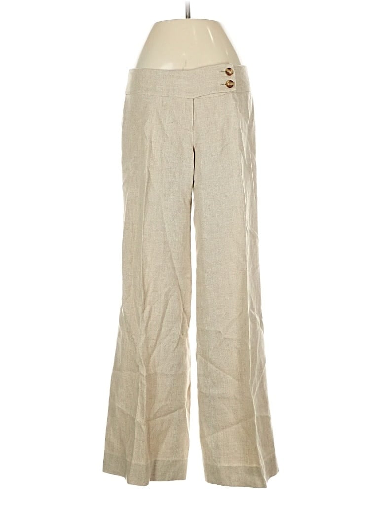 Pre-owned Michael Michael Kors Linen Pants In Brown