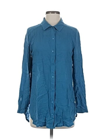 BLOUSE Long Sleeve Button-Down Shirt (view 1)