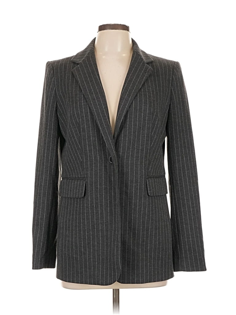 Pre-owned Tommy Hilfiger Blazer Jacket In Gray