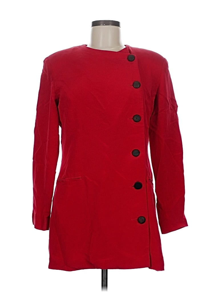 Pre-owned Saks Fifth Avenue Coat In Red