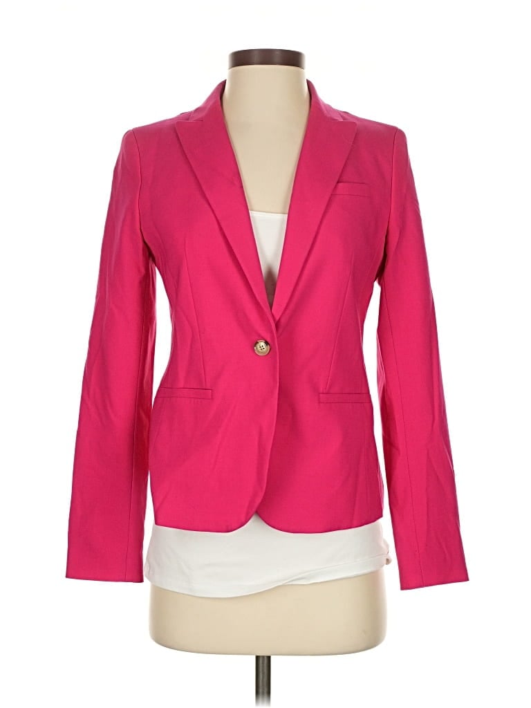Pre-owned Banana Republic Wool Blazer Jacket In Pink