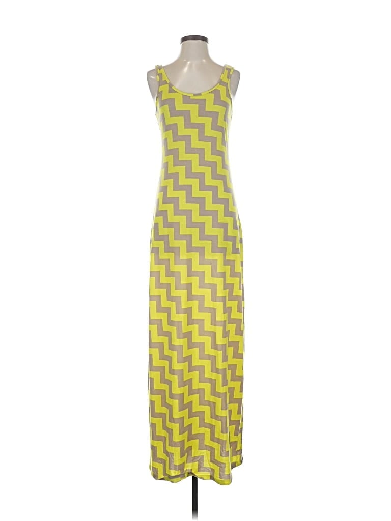 Pre-owned Bar Iii Casual Dress In Yellow