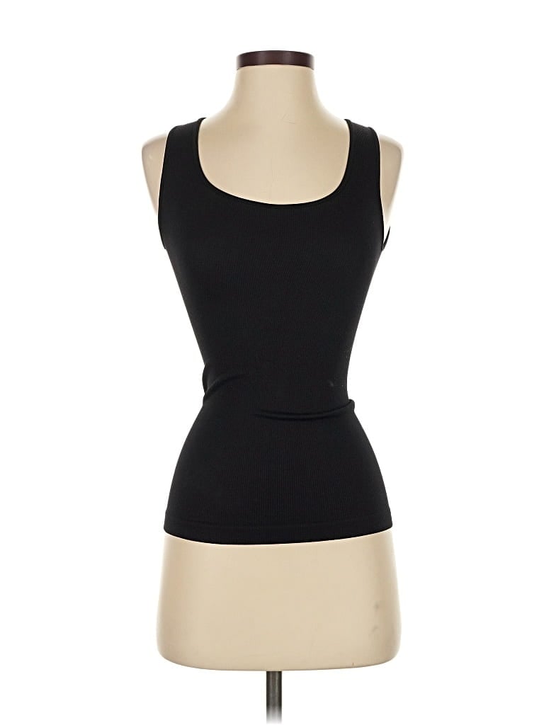 Pre-owned Sugar Lips Tank Top Black Strapless Neckline Tops