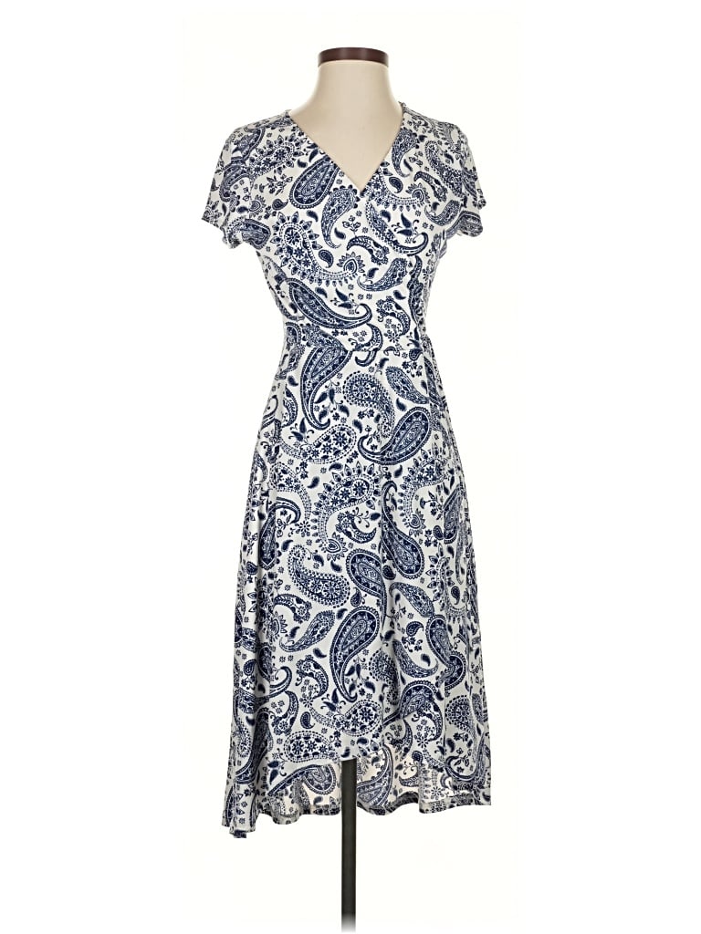 Pre-owned Mia + Tess Casual Dress In Blue