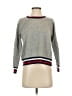 Joie 100% Cotton Color Block Gray Pullover Sweater Size S - photo 1