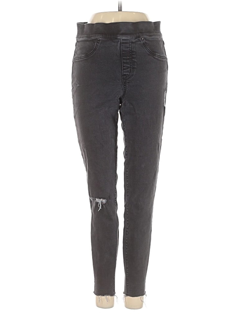 Pre-owned Spanx Jeans In Gray