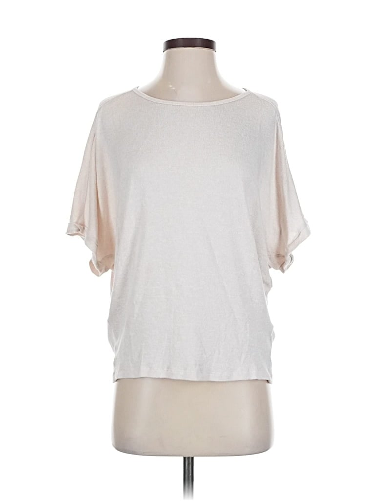 Pre-owned Quince Short Sleeve T-shirt In White