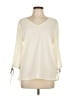 Laundry by Shelli Segal Ivory 3/4 Sleeve Blouse Size 10 - photo 1