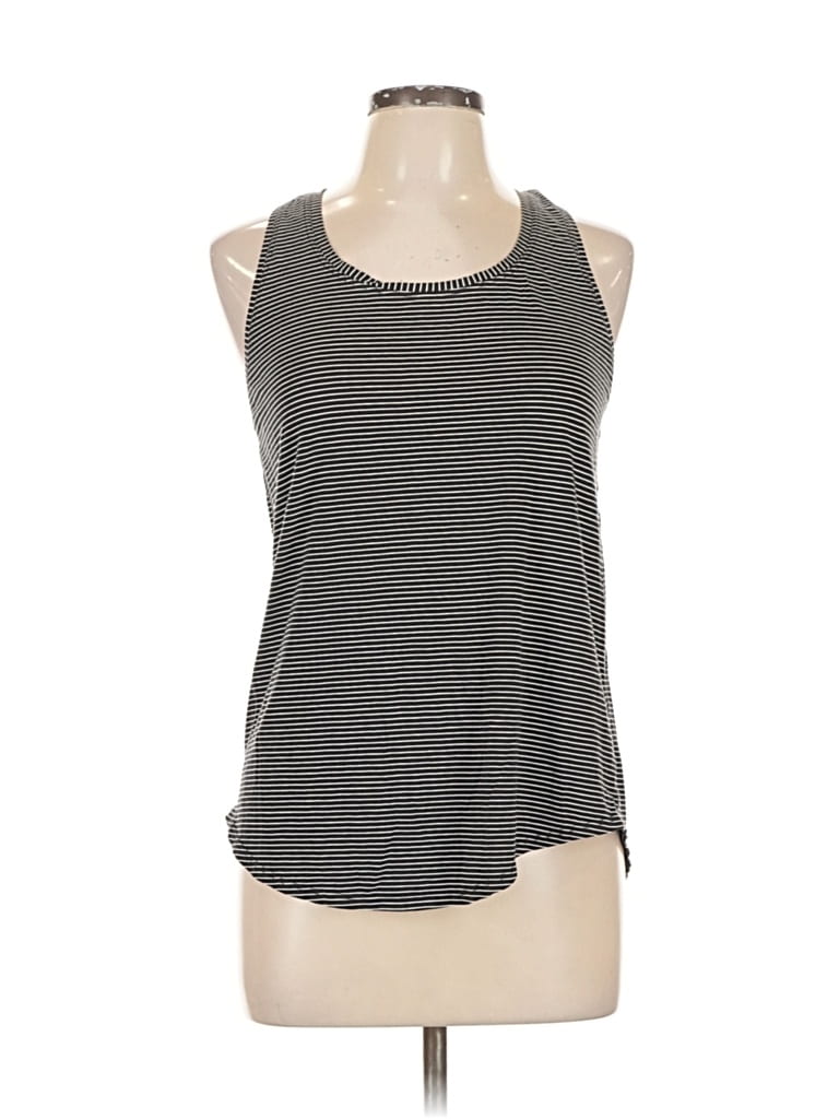 Pre-owned Lululemon Athletica Tank Top Black Halter Neckline Tops