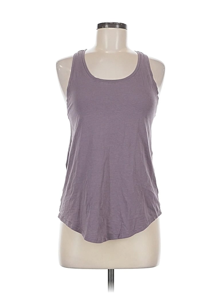 Pre-owned Lululemon Athletica Tank Top Purple Halter Neckline Tops
