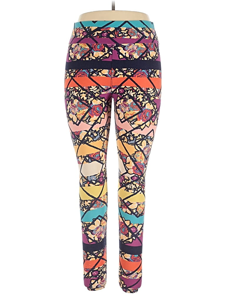 Pre-owned Lularoe Leggings In Purple