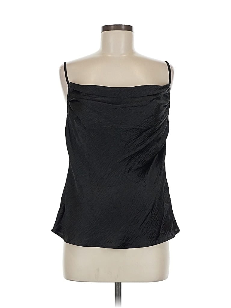 Steve Madden Tank Top Black Strapless Neckline Tops In Black
