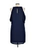 Maggy L Solid Blue Casual Dress Size 10 - photo 2