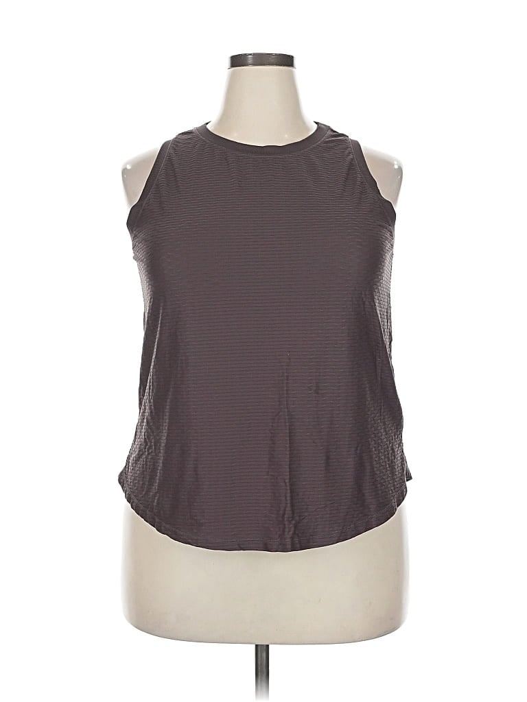 Pre-owned Calia Sleeveless Top Gray Halter Neckline Tops