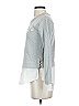 Marchesa Voyage 100% Cotton Silver Sweatshirt Size XS - photo 5