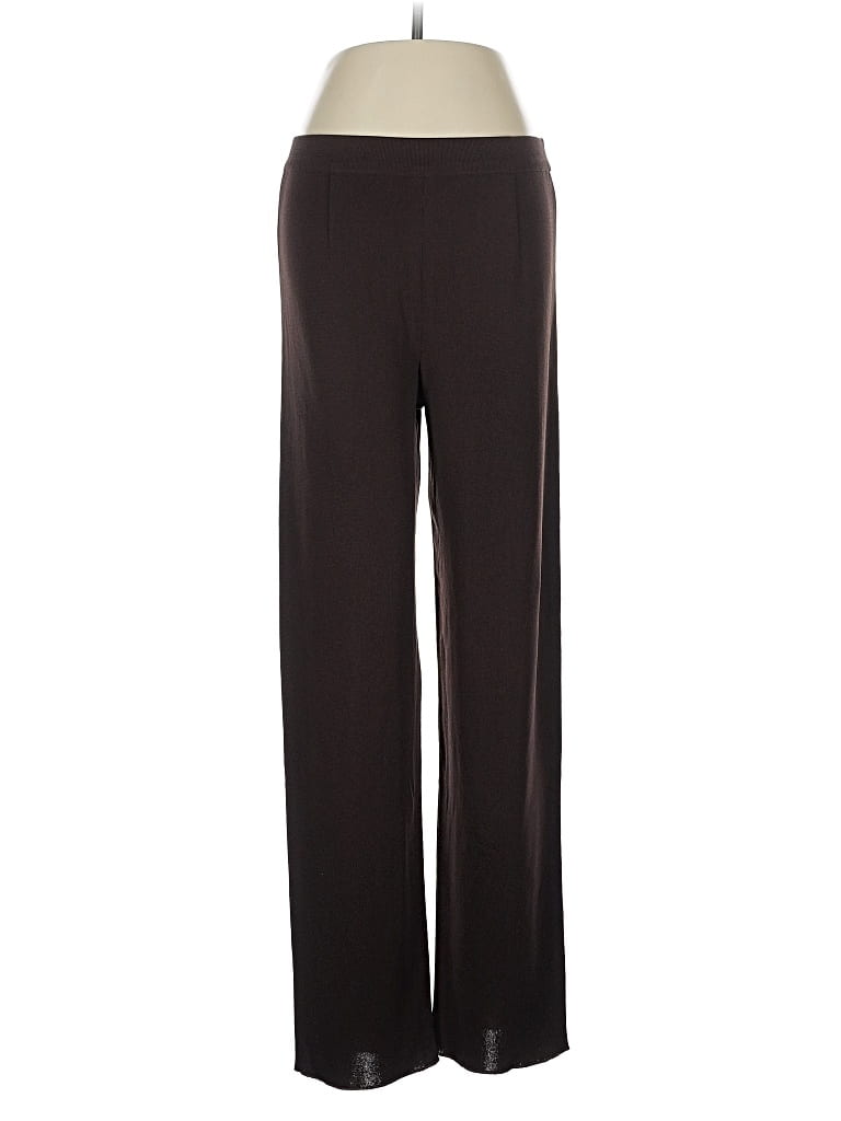 Pre-owned Misook Casual Pants In Brown