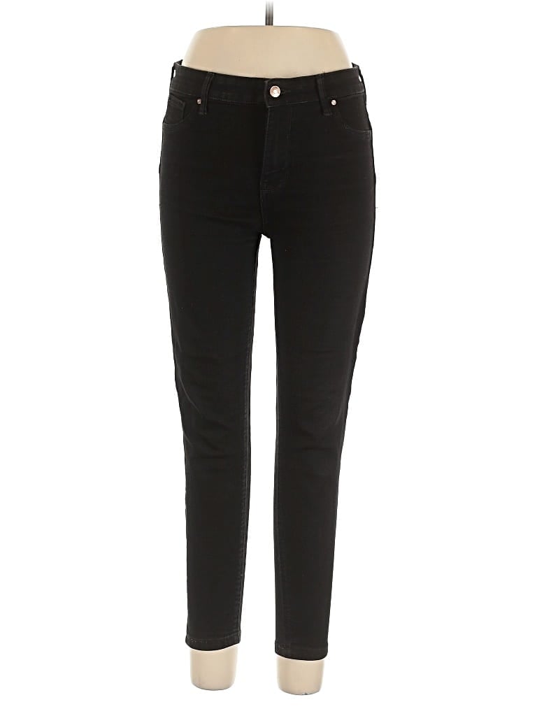 Pre-owned Celebrity Pink Jeggings In Black