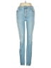 Just Black Stripes Blue Jeans Size 25 waist - photo 1