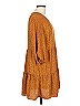 Primark 100% Polyester Animal Print Orange Casual Dress Size 10 - photo 4
